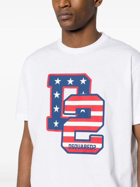 logo-print T-shirt